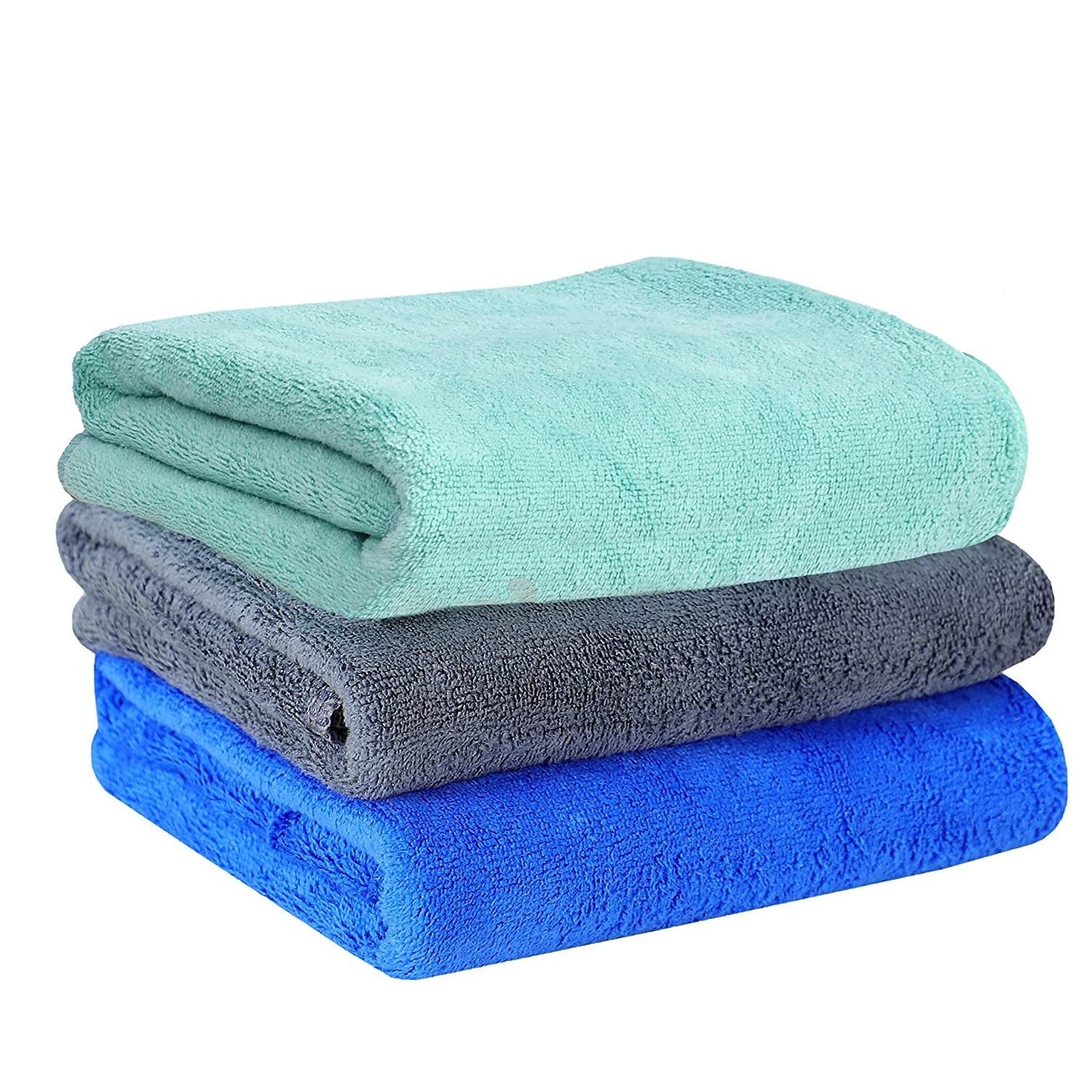 Yellow Weaves Super Soft Microfiber Hand Towels, Gym & Workout Towels 400 GSM, Multicolour 8, Set of 4