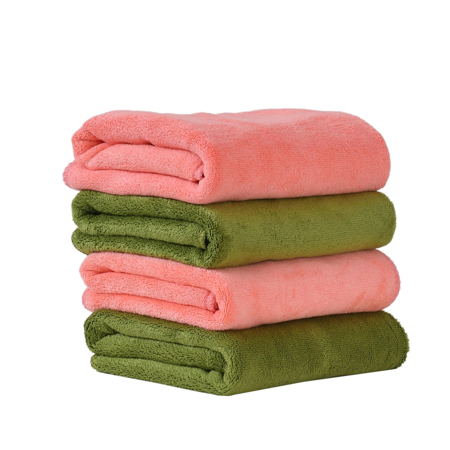 Yellow Weaves Super Soft Microfiber Hand Towels, Gym & Workout Towels 400 GSM, Multicolour 8, Set of 4
