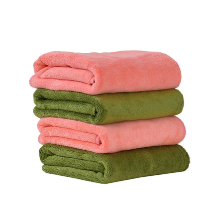 Yellow Weaves Super Soft Microfiber Hand Towels, Gym & Workout Towels 400 GSM, Multicolour 8, Set of 4