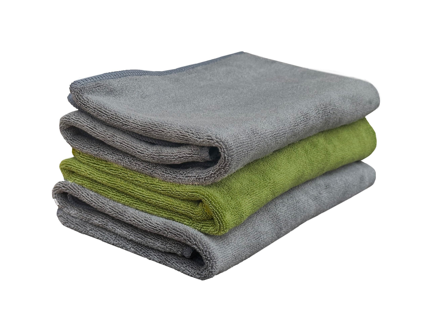Yellow Weaves Super Soft Microfiber Hand Towels, Gym & Workout Towels 400 GSM, Multicolour 8, Set of 4