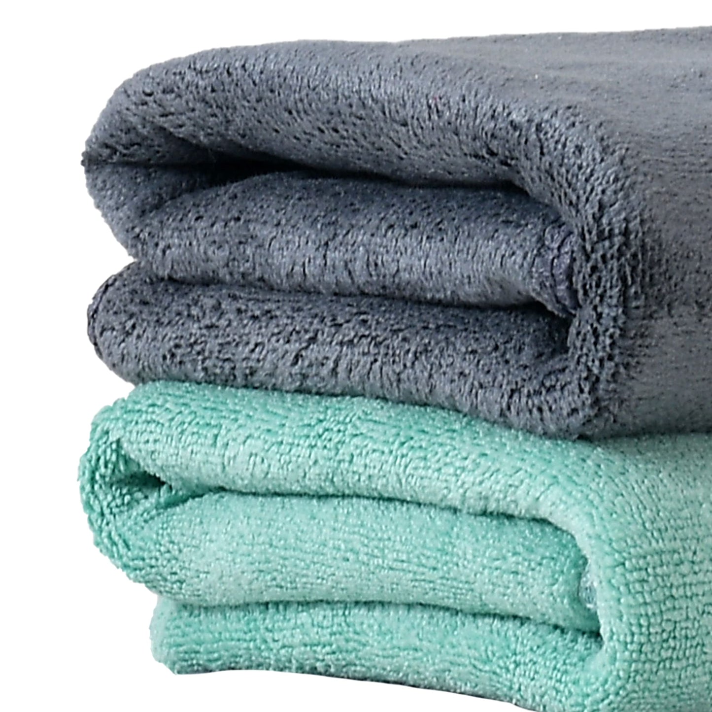 Yellow Weaves Super Soft Microfiber Hand Towels, Gym & Workout Towels 400 GSM, Multicolour 8, Set of 4