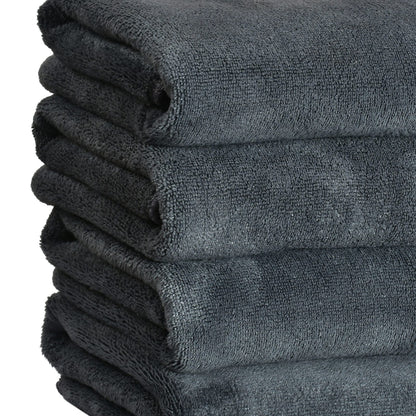 Yellow Weaves Super Soft Microfiber Hand Towels, Gym & Workout Towels 400 GSM, Multicolour 8, Set of 4