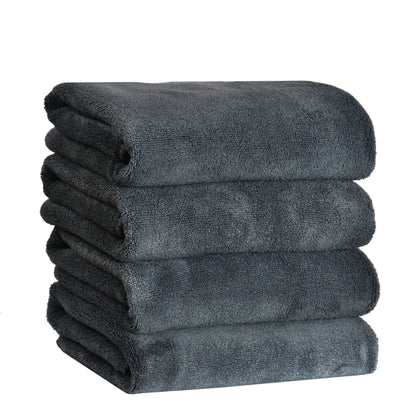 Yellow Weaves Super Soft Microfiber Hand Towels, Gym & Workout Towels 400 GSM, Multicolour 8, Set of 4
