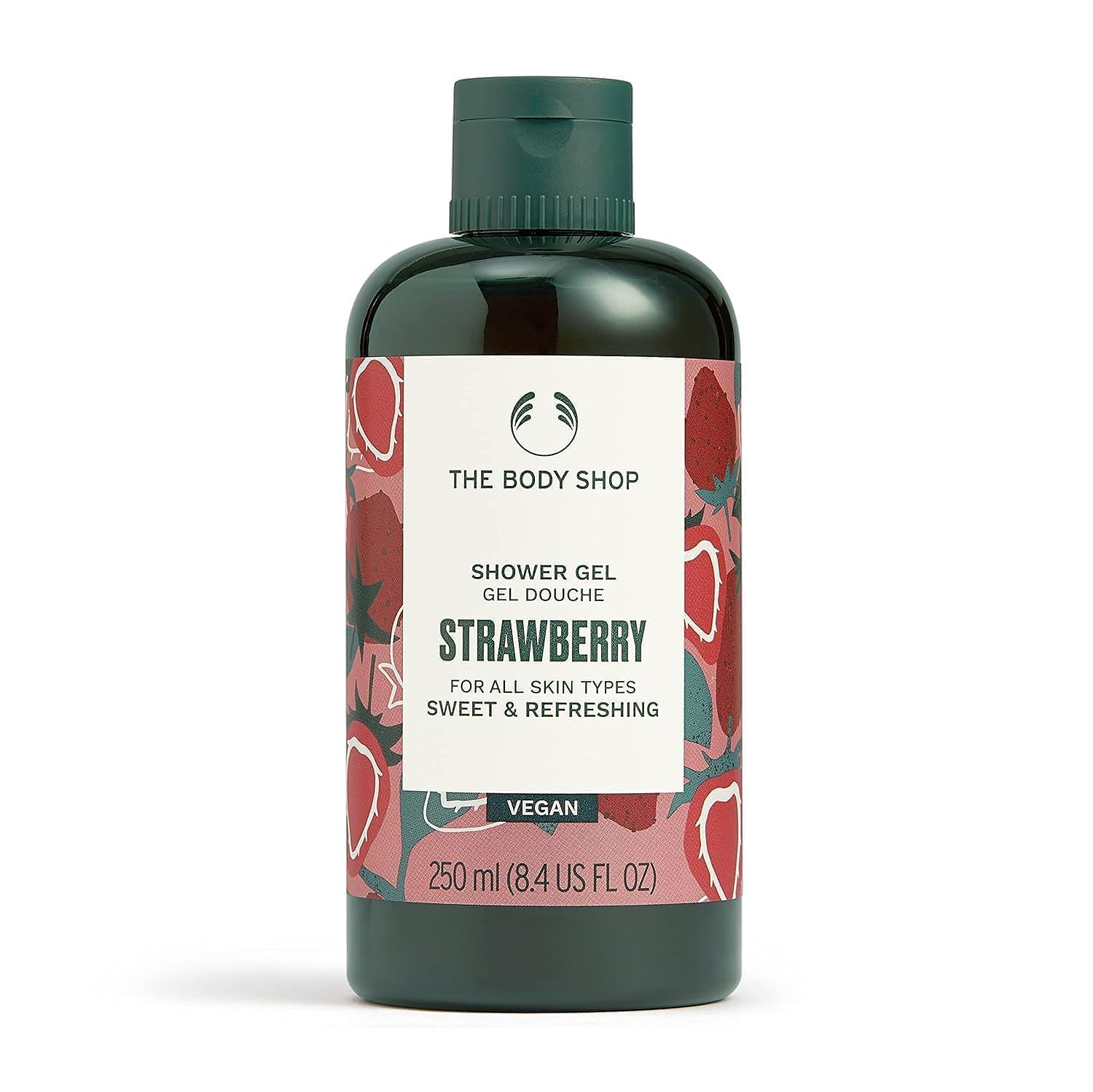 The Body Shop Strawberry Shower Gel , 250 ML – All Skin Types | Cleanse & Refresh | Vegan