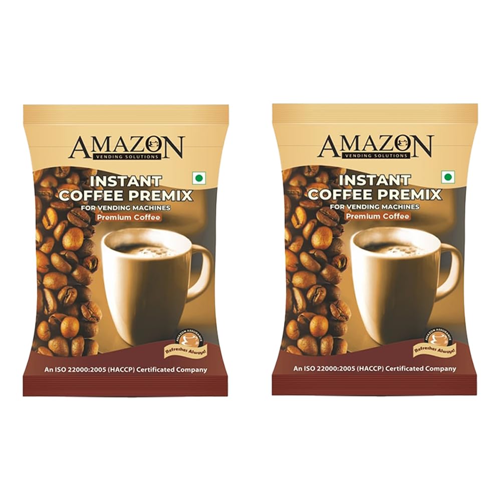 Atlantis 3 In 1 Instant Coffee Premix Powder Milk, Coffee And Sugar For Vending Machines 2 Kg Pack Of 1, Bag