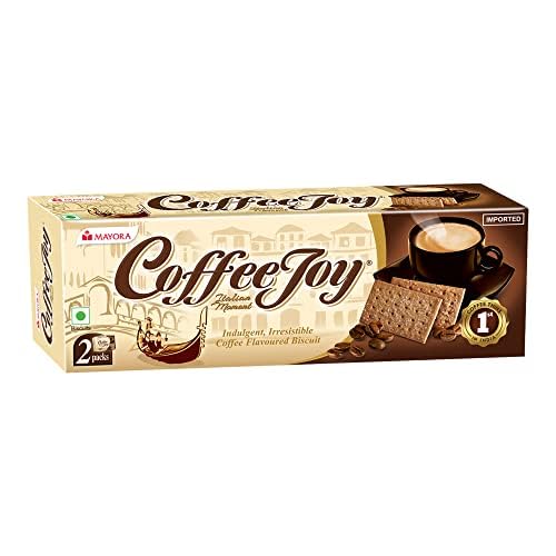 COFFEE JOY – Super Tasty Coffee Thins Biscuit – 78gm |39gm x Pack of 2| |Pack of 4|