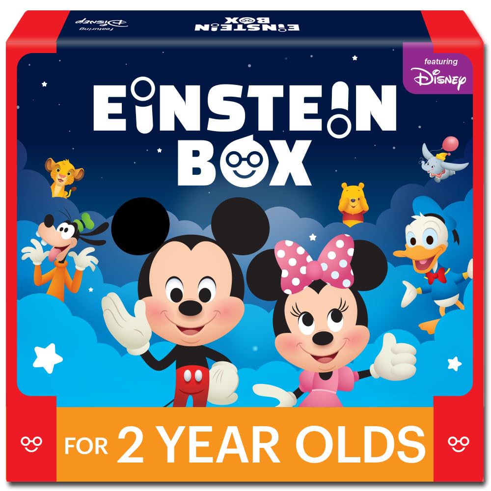 Einstein Box for 2-Year-Old Boys/Girls | Gift Toys for 2-Year-Old Kids | Board Books and Fun Games | Learning and Educational Toys and Games |