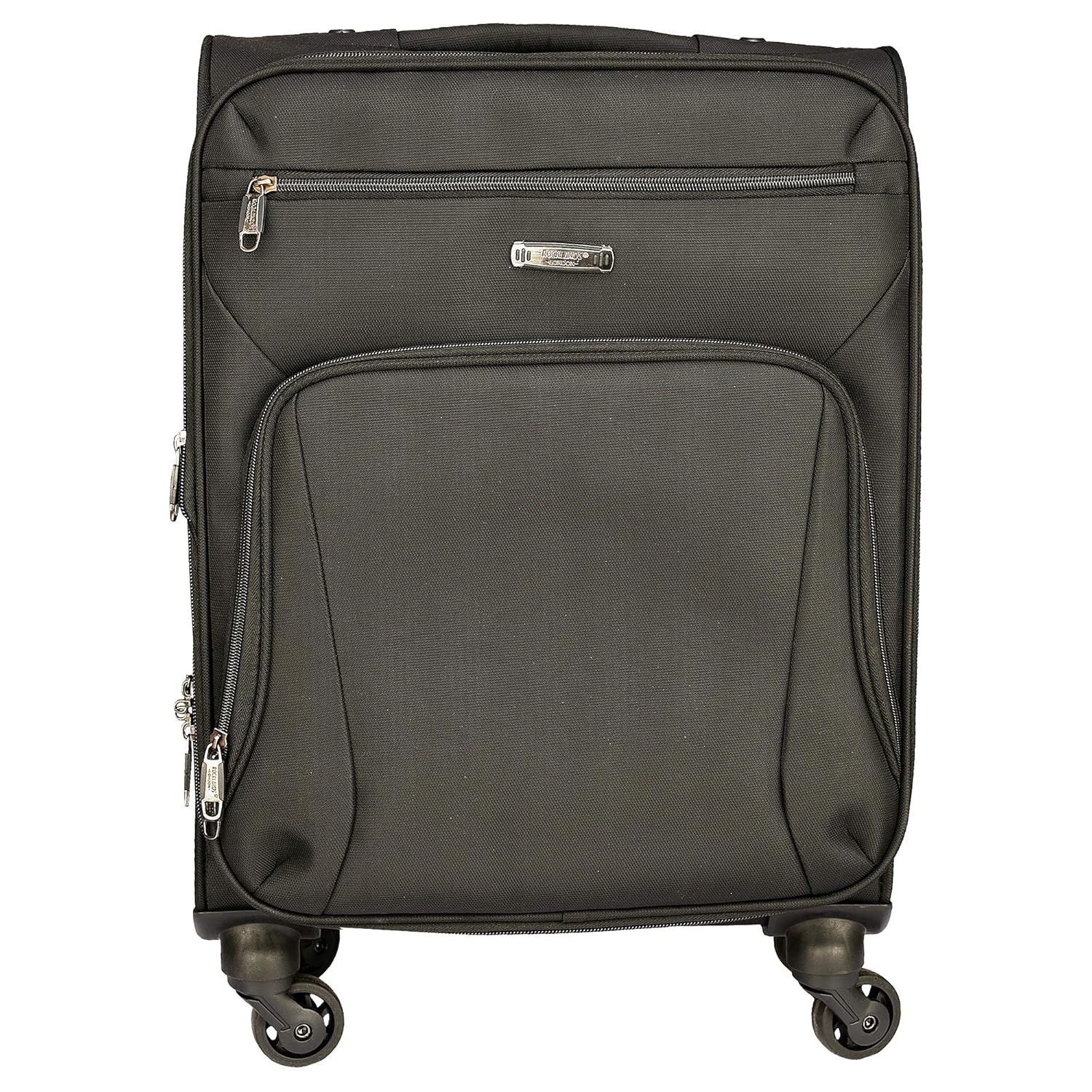 Gamme Rockland Soft Side Luggage Trolley/Travel/Tourist Bag/Check in Luggage-20 Inch/55CM(Color- Black)