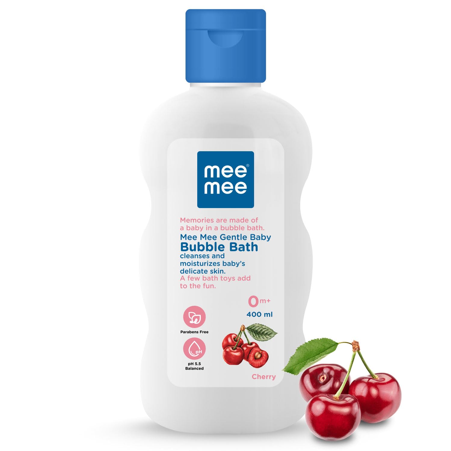 Mee Mee Gentle Baby Bubble Bath Liquid (With Cherry Extracts- 500 ml)