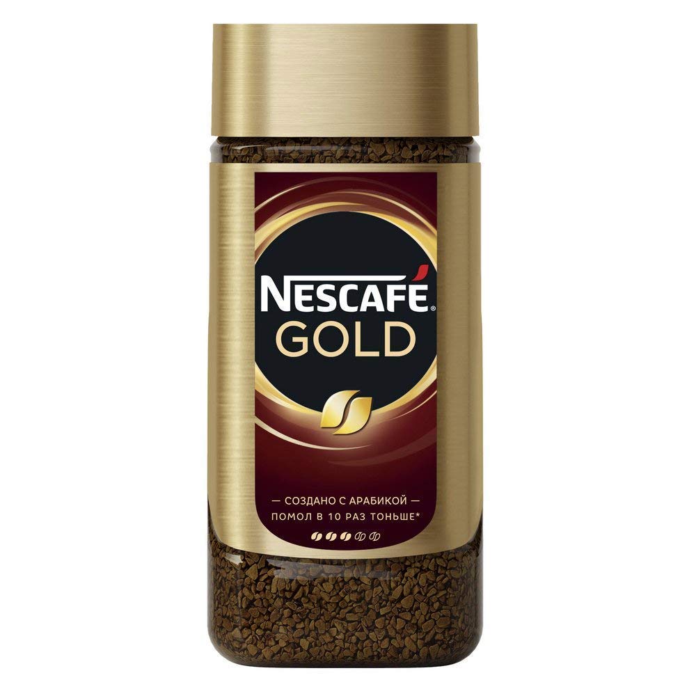 Nescafe Gold Smooth and Rich, Glass Bottle, Granule, 190g – Pack Of Three
