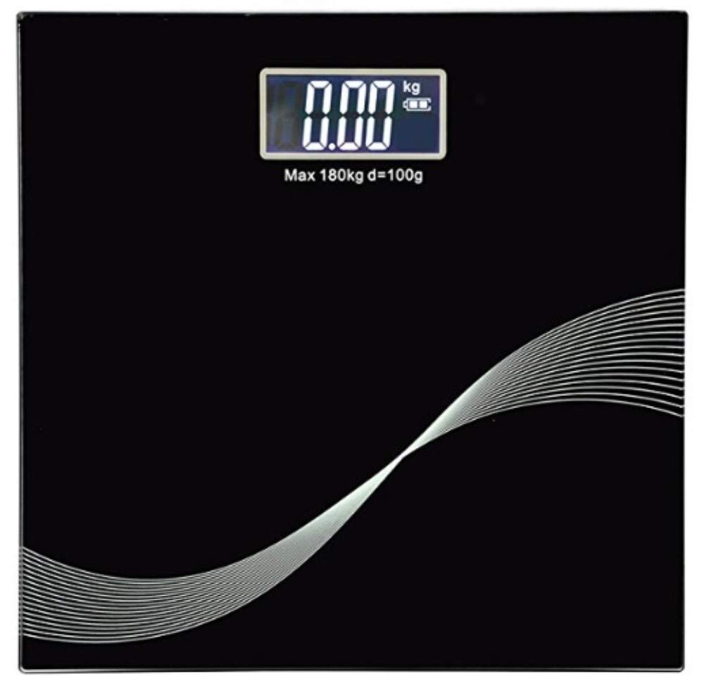 RABADIYA CREATION Electronic Thick Tempered Glass LCD Display Digital Personal Bathroom Health Body Weighing Scales For Human Body Weight