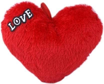 RATEHALF Heart Shaped Super Soft Toy for Gifting, Home Decor and lot More 8 x 6 inches