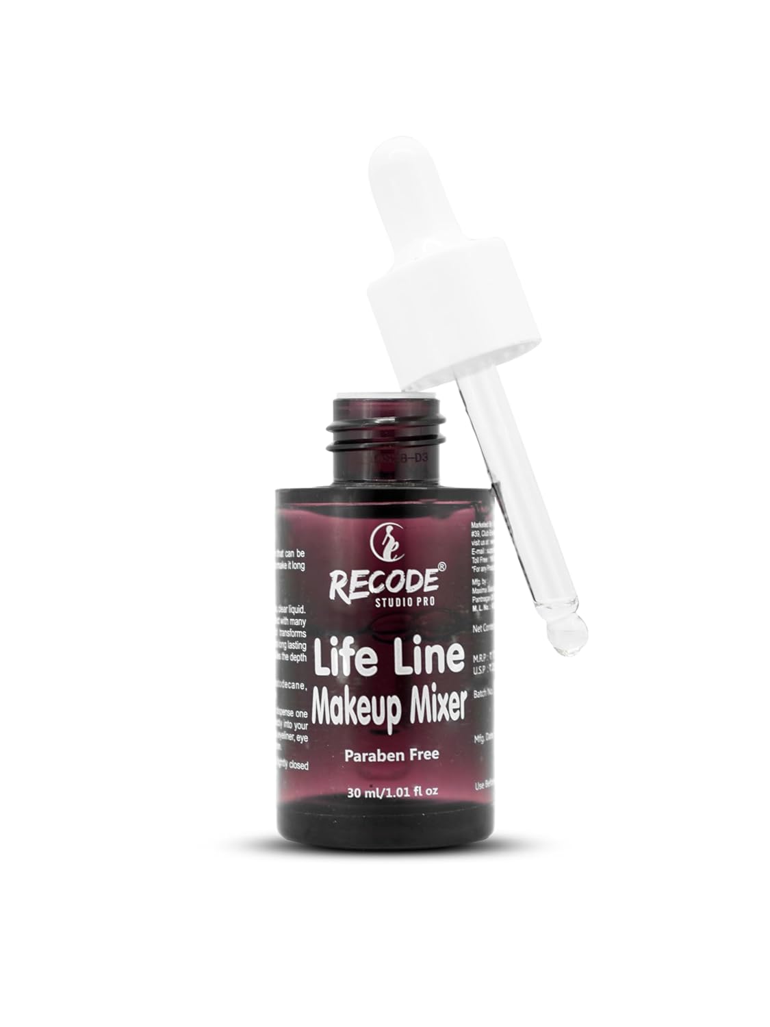 Recode Life Line Makeup Mixer 30ml | Long Lasting | Waterproof | Brings Life to Old Makeup Products