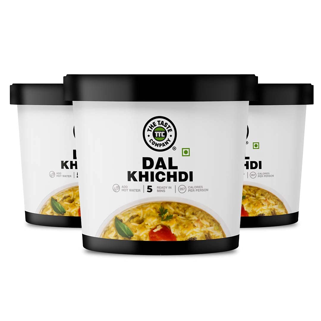 TheTasteCompany Dal Khichdi – Ready To Eat | Instant Food | Taste Company (Pack of 3)