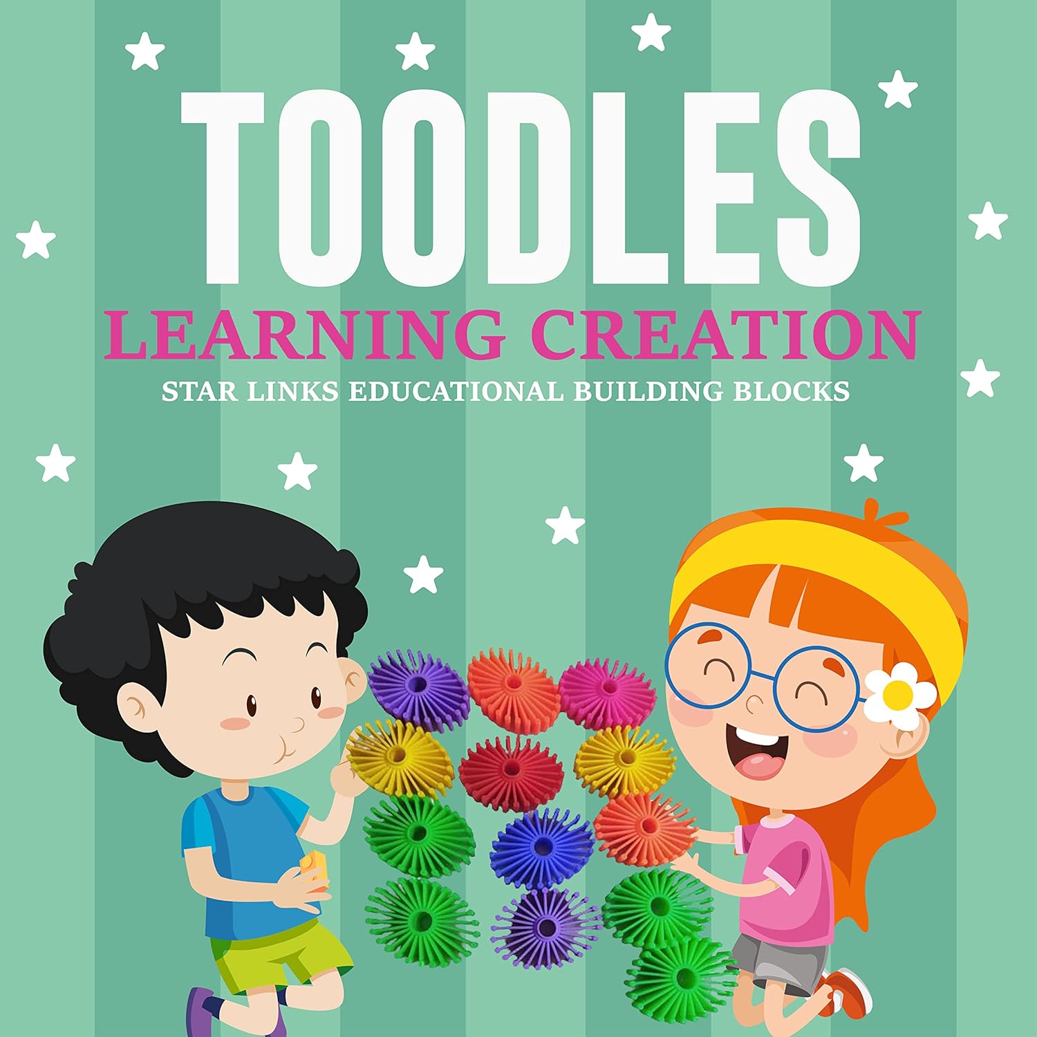 Toodles Learnings 20 Pieces Star Links Activities Educational Building Blocks Toys for Kids Boys Girls Multicolor for Kids for 1 to 5 Year’s Kid – for Gifting