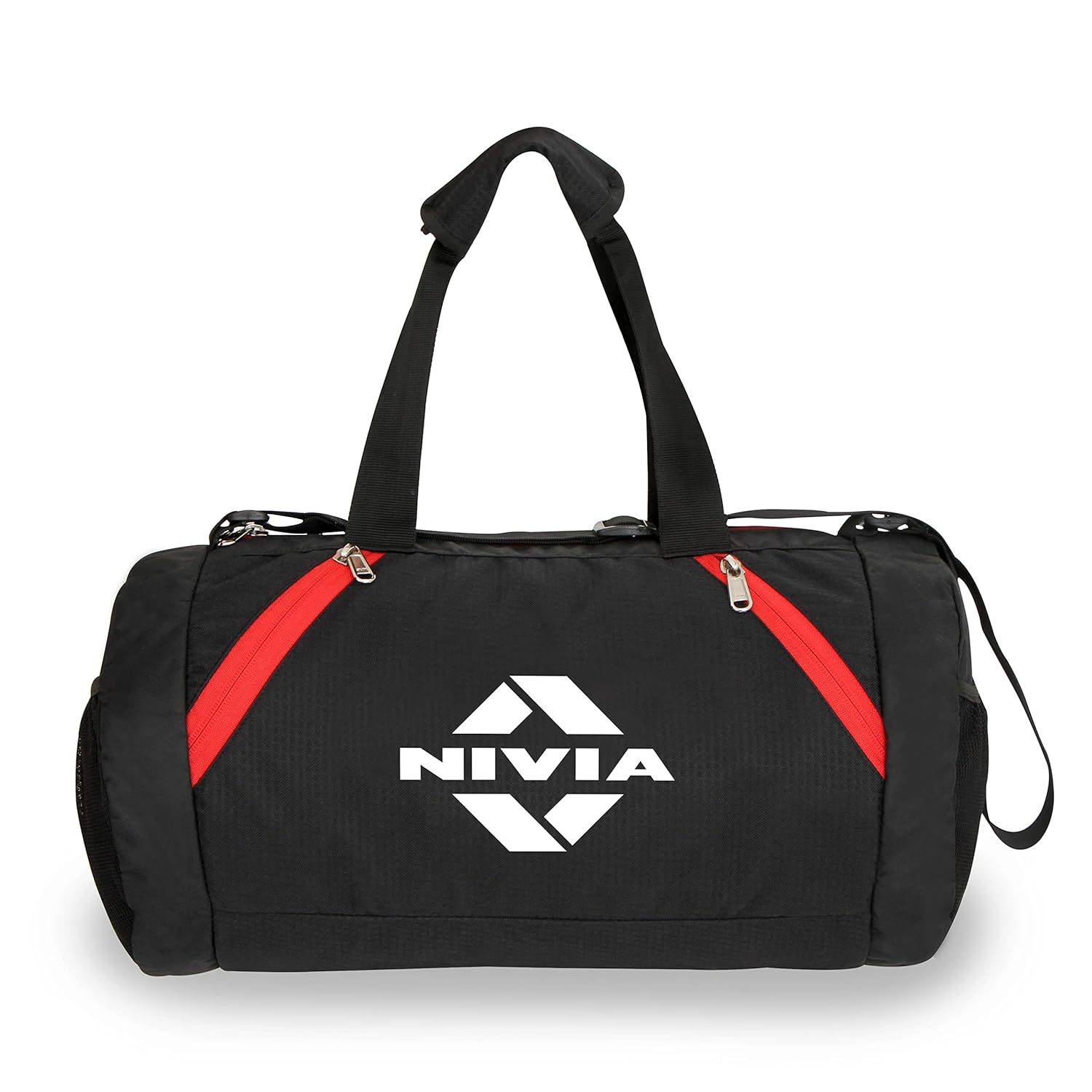 Nivia Beast Bag Polyester, Unisex Gym Bags, Shoulder Bag for Men & Women with Separate Shoes Compartment, Carry Gym Accessories, Fitness Bag, Sports & Travel Bag, Sports Kit