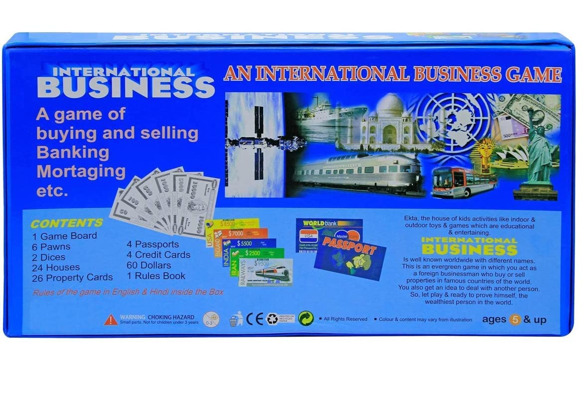 YBN Business Game of Money International Business Board Game for Kids (Multicolour)