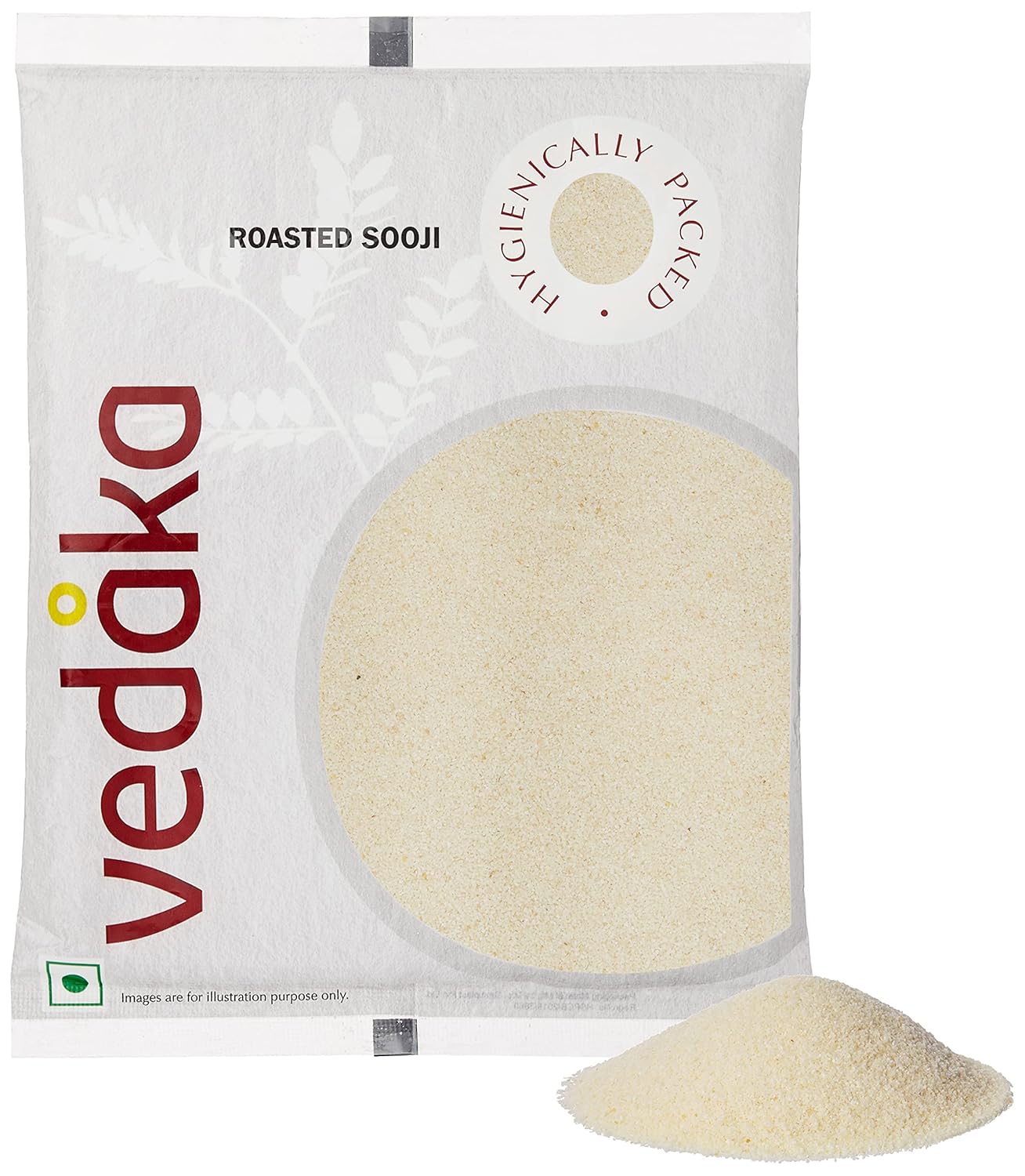 Amazon Brand – VEDAKA Roasted Semolina (Suji), 500 g