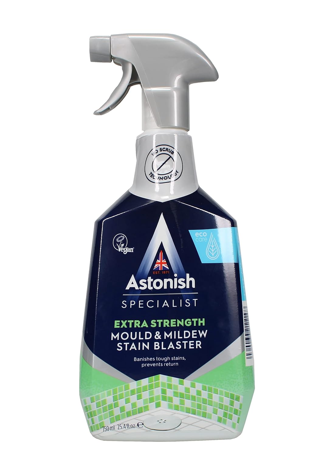 Astonish Specialist Extra Strength Mould & Mildew Stain Remover Blaster Spray, for Fast Mould Removal, 750ml