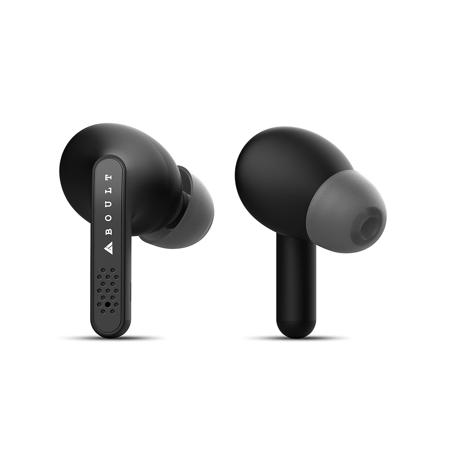 Boult Audio Airbass Propods Bluetooth Truly Wireless in Ear Earbuds with Mic with 24H Total Playtime, Type-C Fast Charging, Touch Controls, Ipx5 Sweatproof and Voice Assistant (Black)