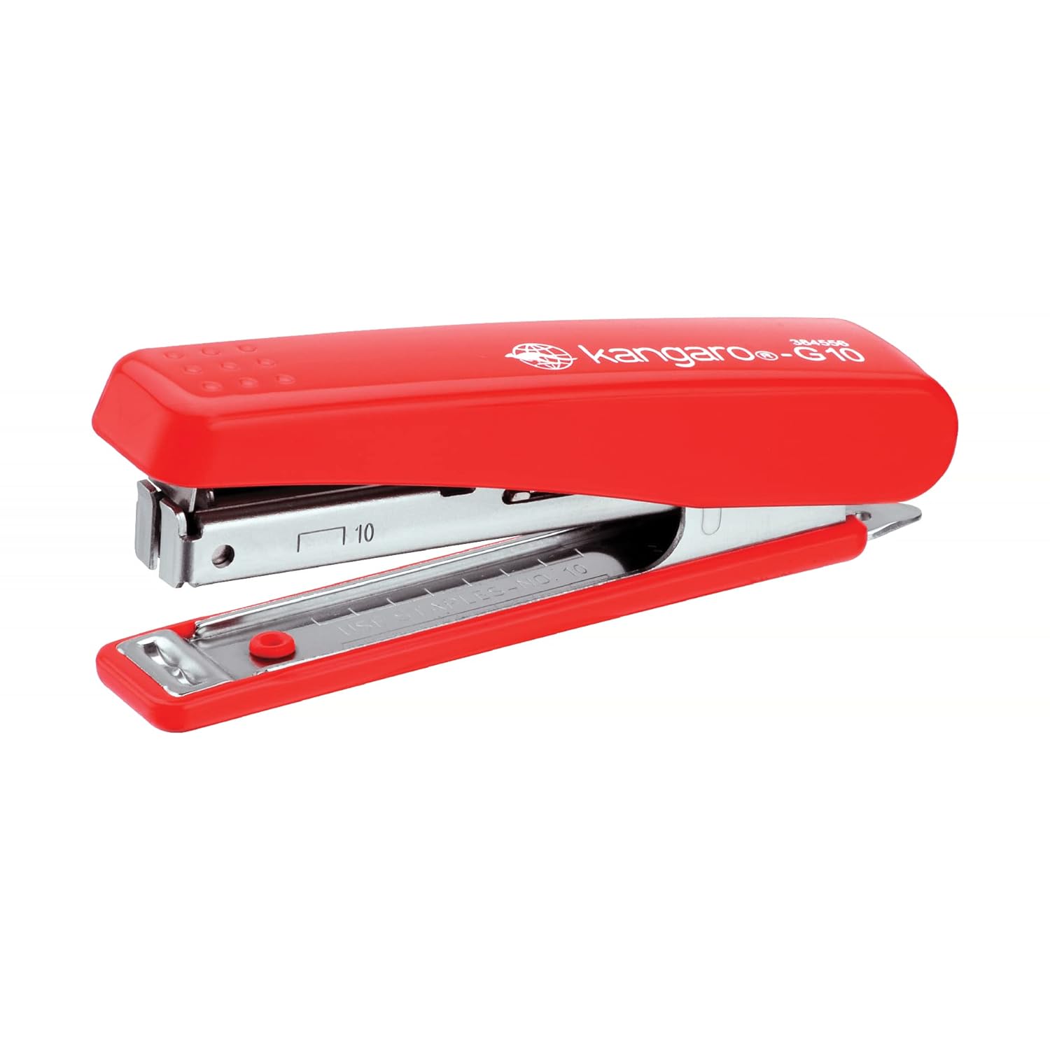 Kangaro Desk Essentials HS-G10 All Metal Stapler| Sturdy & Durable | Suitable for 20 Sheets | Perfect for Home, School & Office | Pack of 3 | Color May Vary