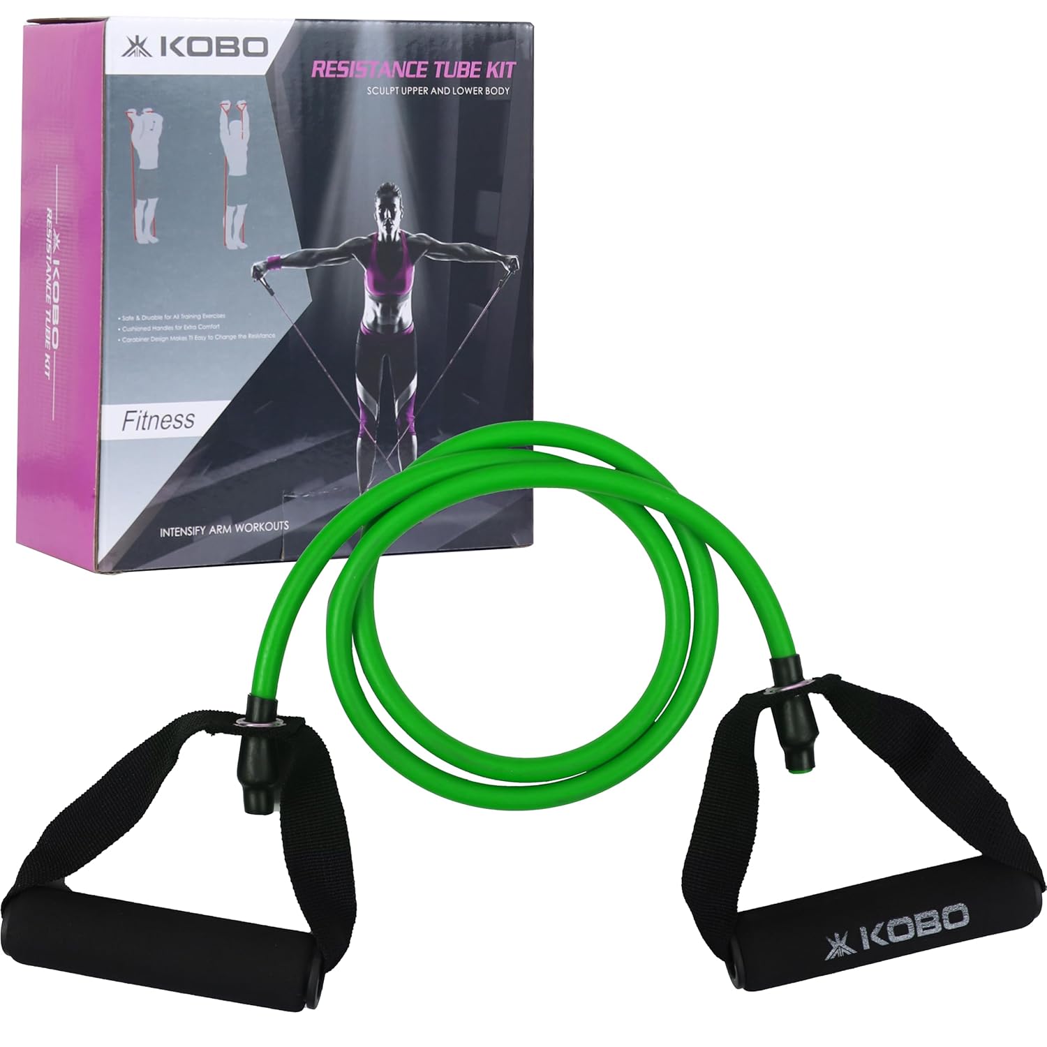 Kobo Light Resistance Toning Tube Exercise & Fitness