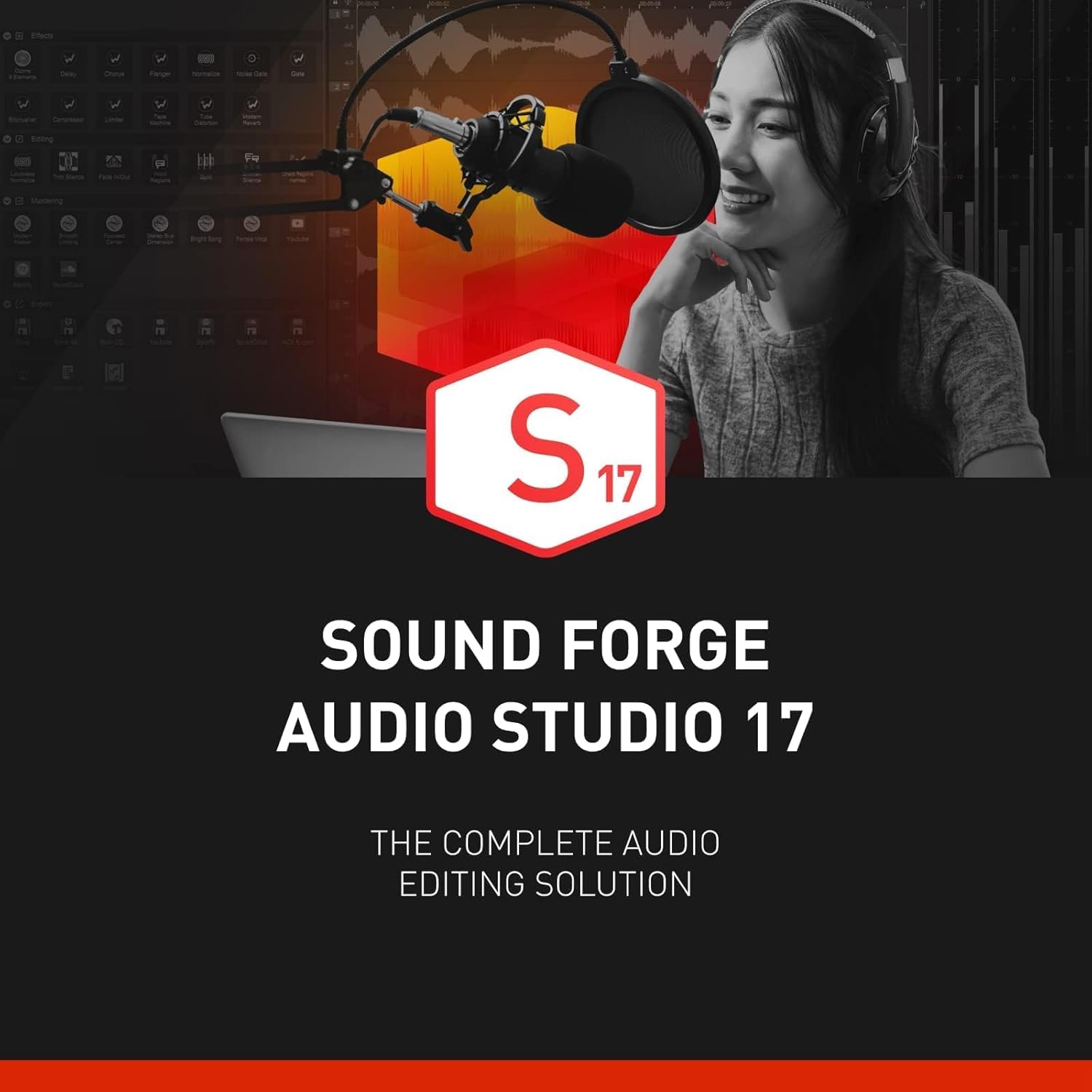 MAGIX SOUND FORGE Audio Studio 17 – The multi-talent for recording, audio editing, restoration & mastering | audio editing software | music production | for Windows 10/11 PC | 1 PC license