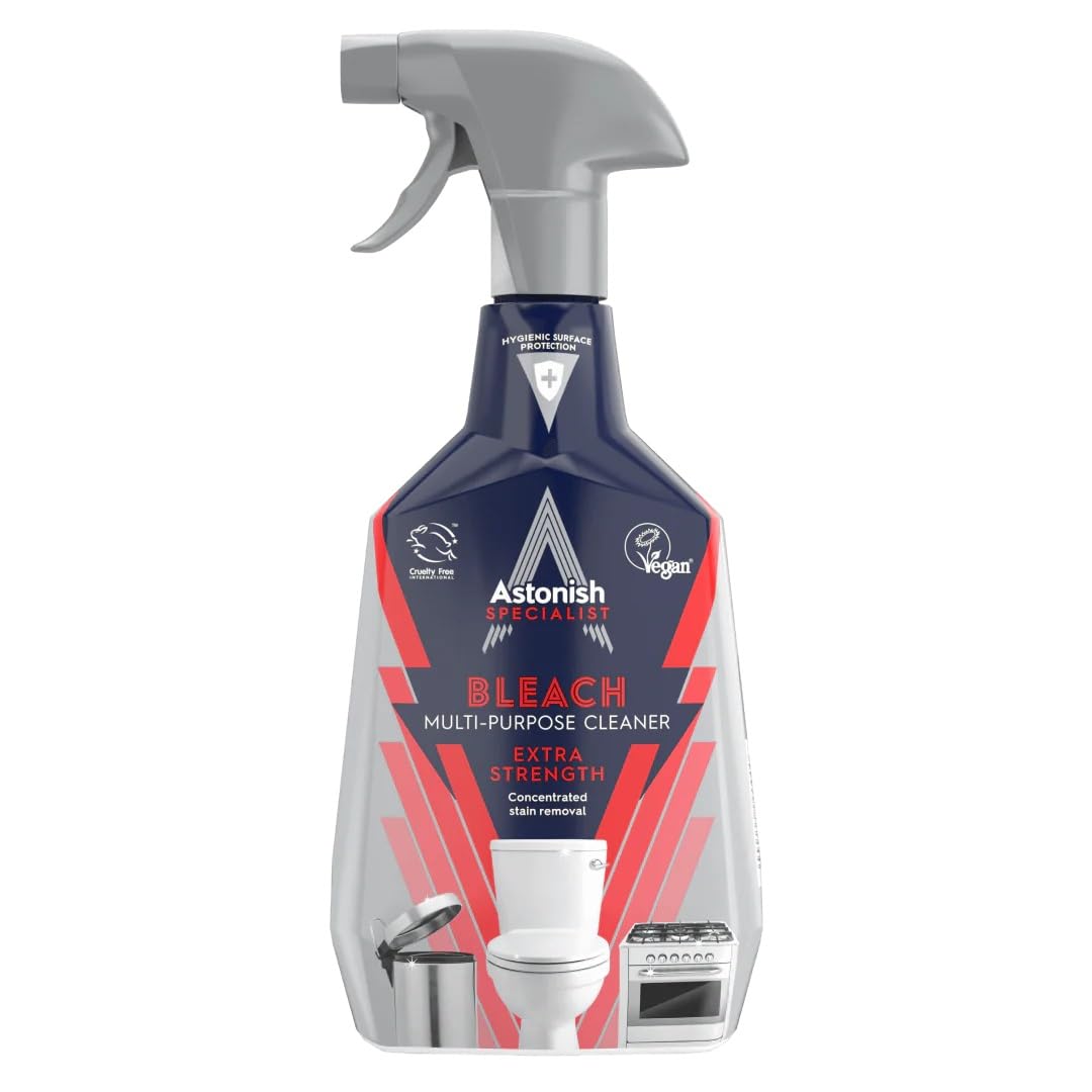 Multi-Purpose Bleach Cleaner Spray, Removes Tough Stains, 500ml