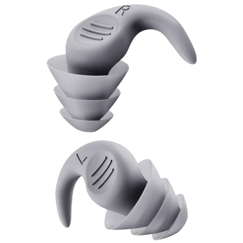 THE STYLE SUTRA® Noise Reduction Ear Plugs Silicone Sound Blocking for Sleep Snoring Swimming Grey