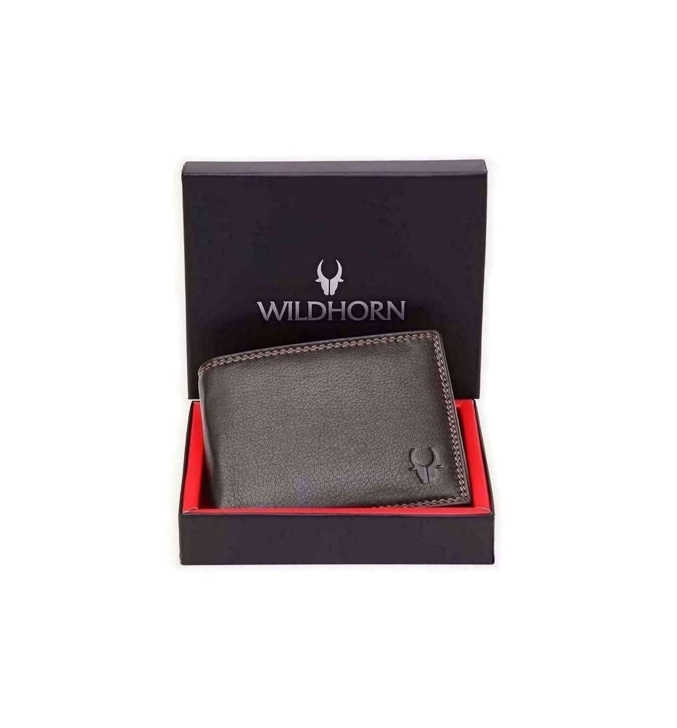 WildHorn Rfid Protected Leather Wallet For Men, Brown