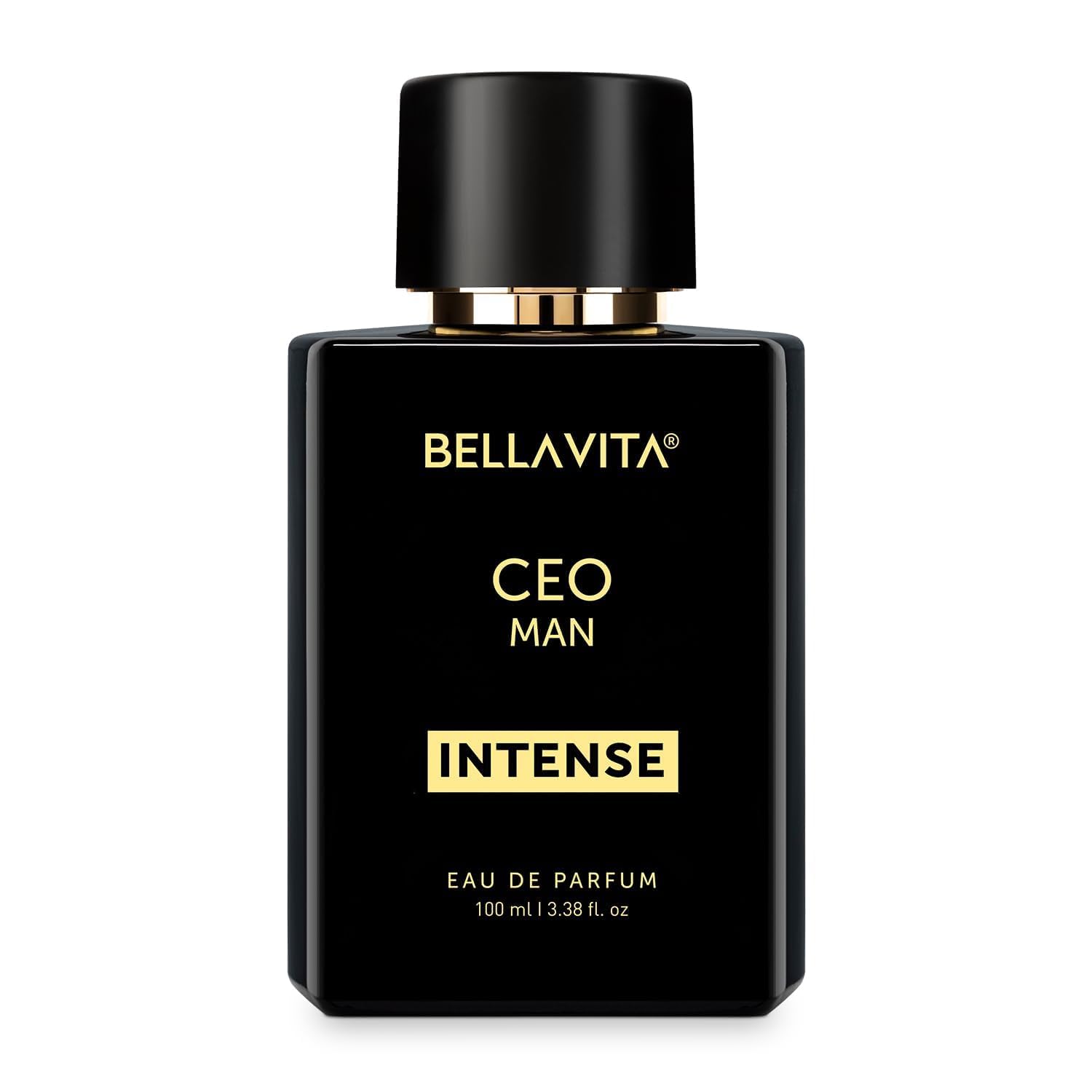 Bella Vita Luxury CEO Men Intense Long Lasting Perfume for Man | EDP 100ml | Bergamot, Lavender & Orchid | Citrus, Woody and Musky Premium Fragrance Scent