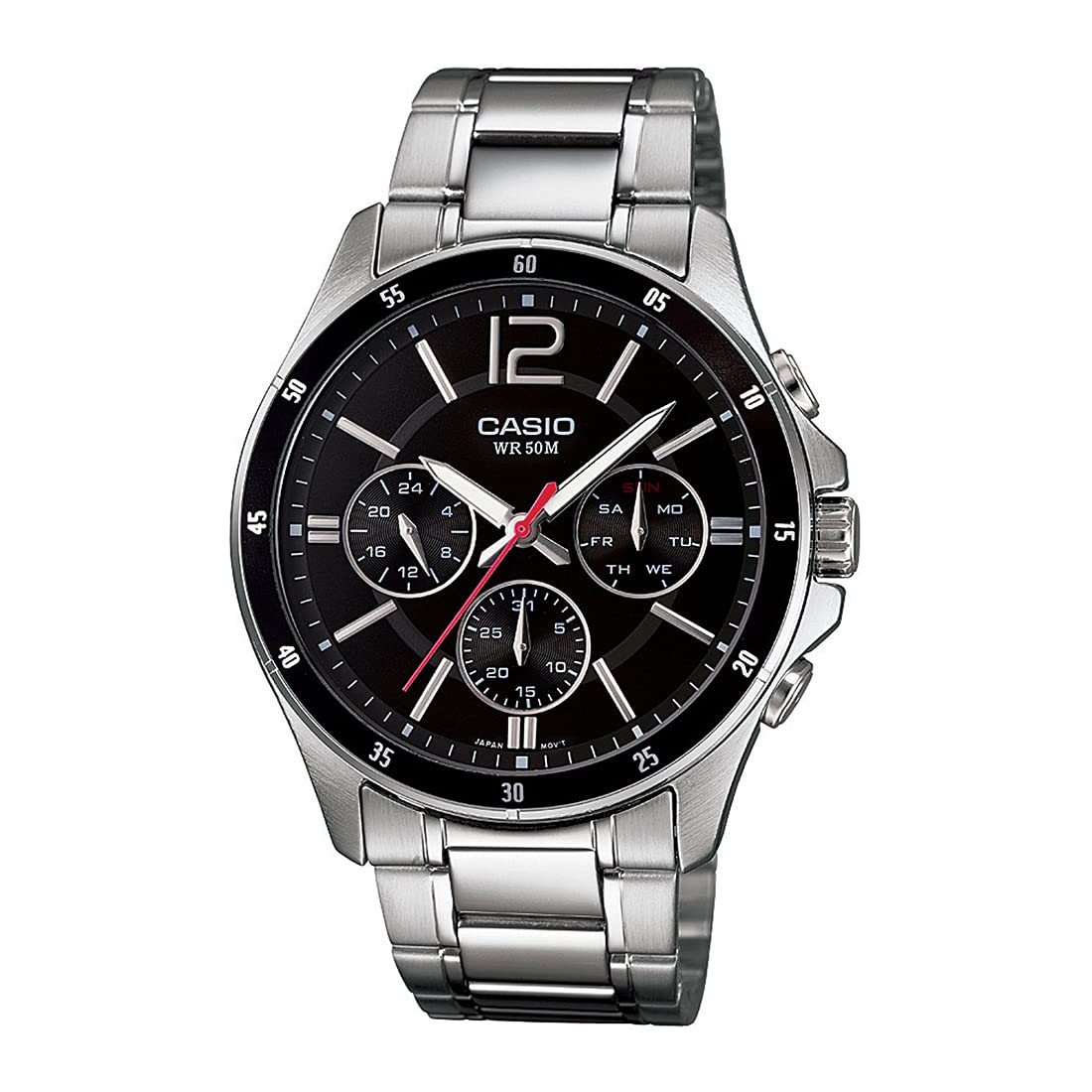 Casio Enticer Analog Black Dial Men’s Watch – MTP-1374D-1AVDF (A832)