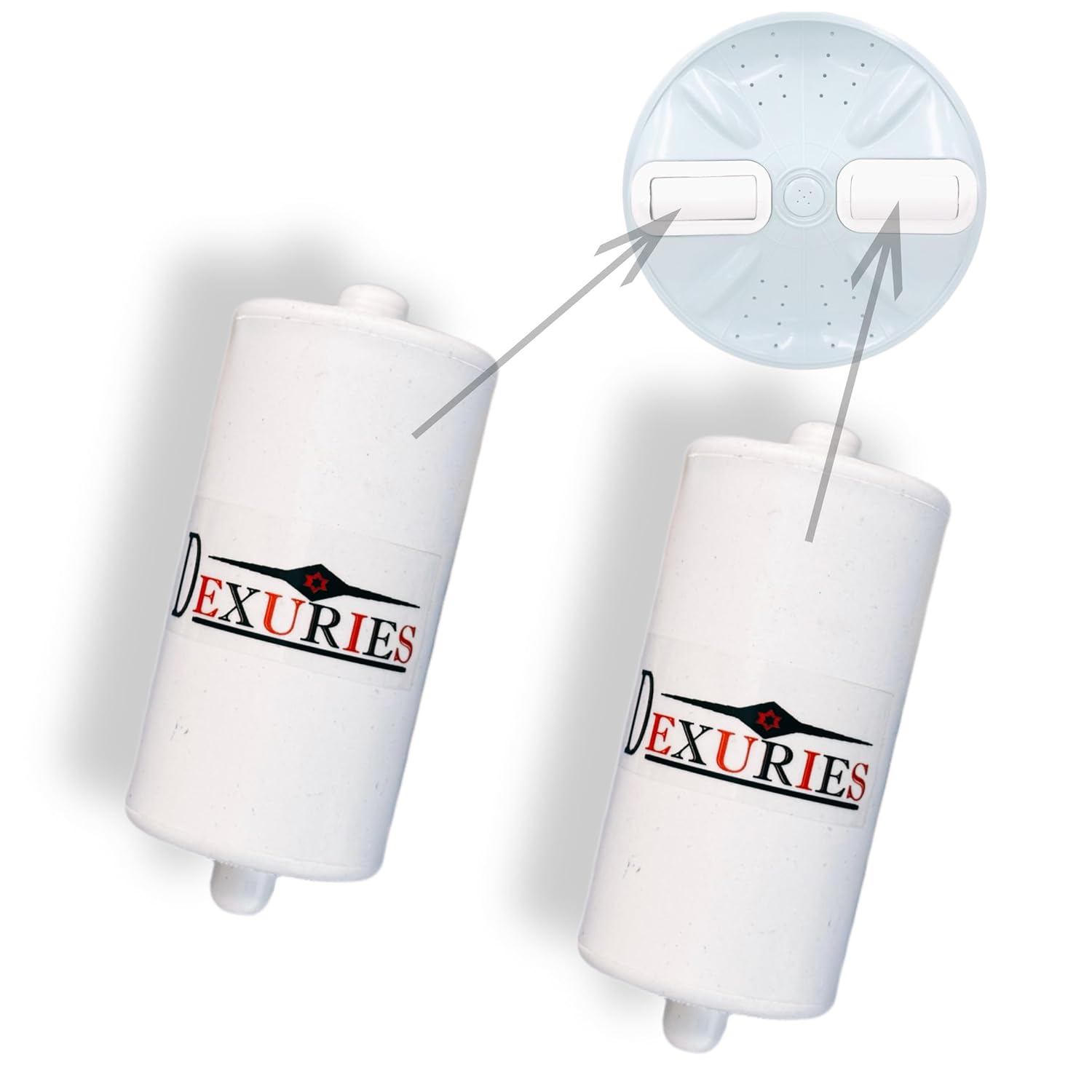 DEXURIES Heavy Duty Top Load Washing Machine Roller | Belan | Pulsator Rolller for Samsung TOP Load Washing Machine Part Replacement (Size 7.9 CM, Set of 2) (SAMSUNG ROLLER 7.9 CM)