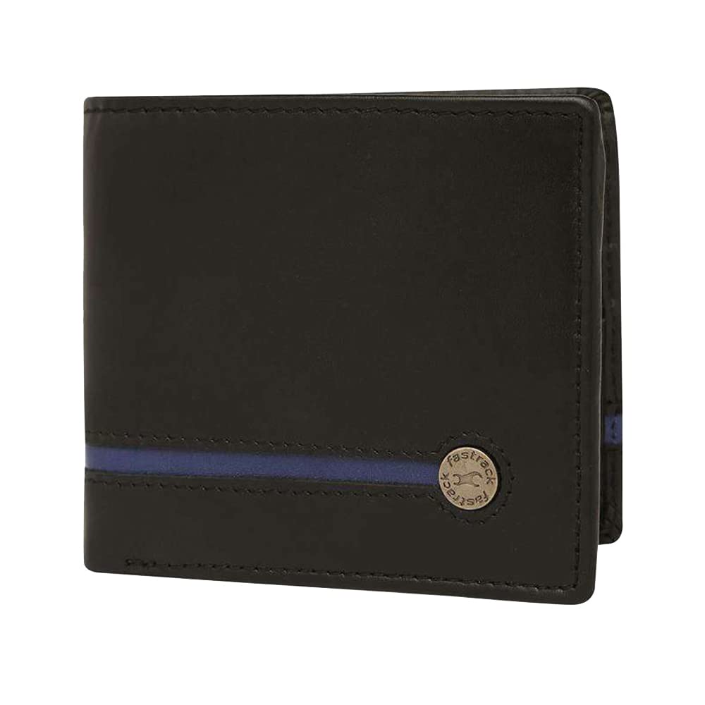 Fastrack Black Leather Men’s Wallet (C0368LBK02)