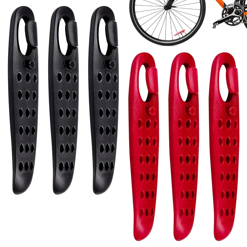 Proberos® 6Pcs Roadside Bicycle Tyre Levers Tool for Inner Tube Tire, 4.3 Inches High Strength Bike Tool Bicycle Repair Tool, Lever Repair Tools Bike Bicycle Tyre Repair Tools