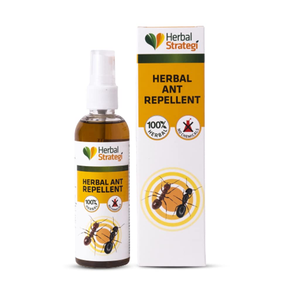 STRATEGI Herbal Ant Repellent Spray – 100ml, Brown, Pack of 1