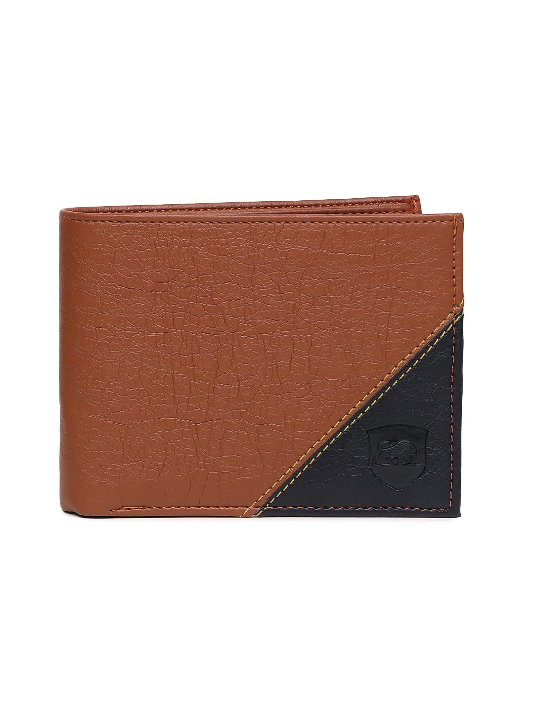 SAMTROH Branded Stylish Men’s PU Leather Wallet, Purse (Tan)