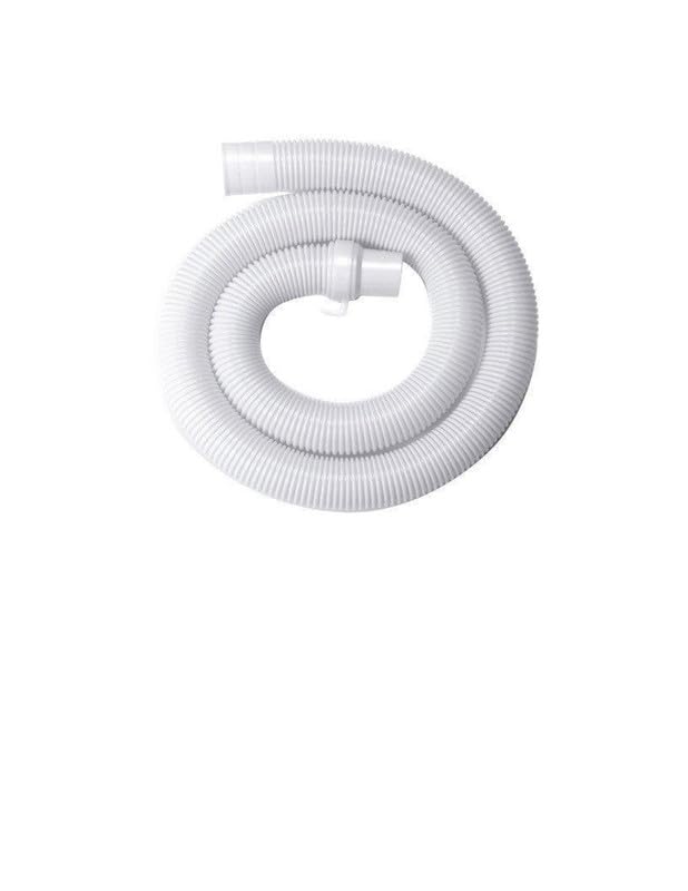 Trick-A 1 Meter Flexible Washing Machine Outlet Hose Pipe | Suitable For All Semi Automatic Washing Machine |Easy To Connect & Install (White/Grey) (3 M)