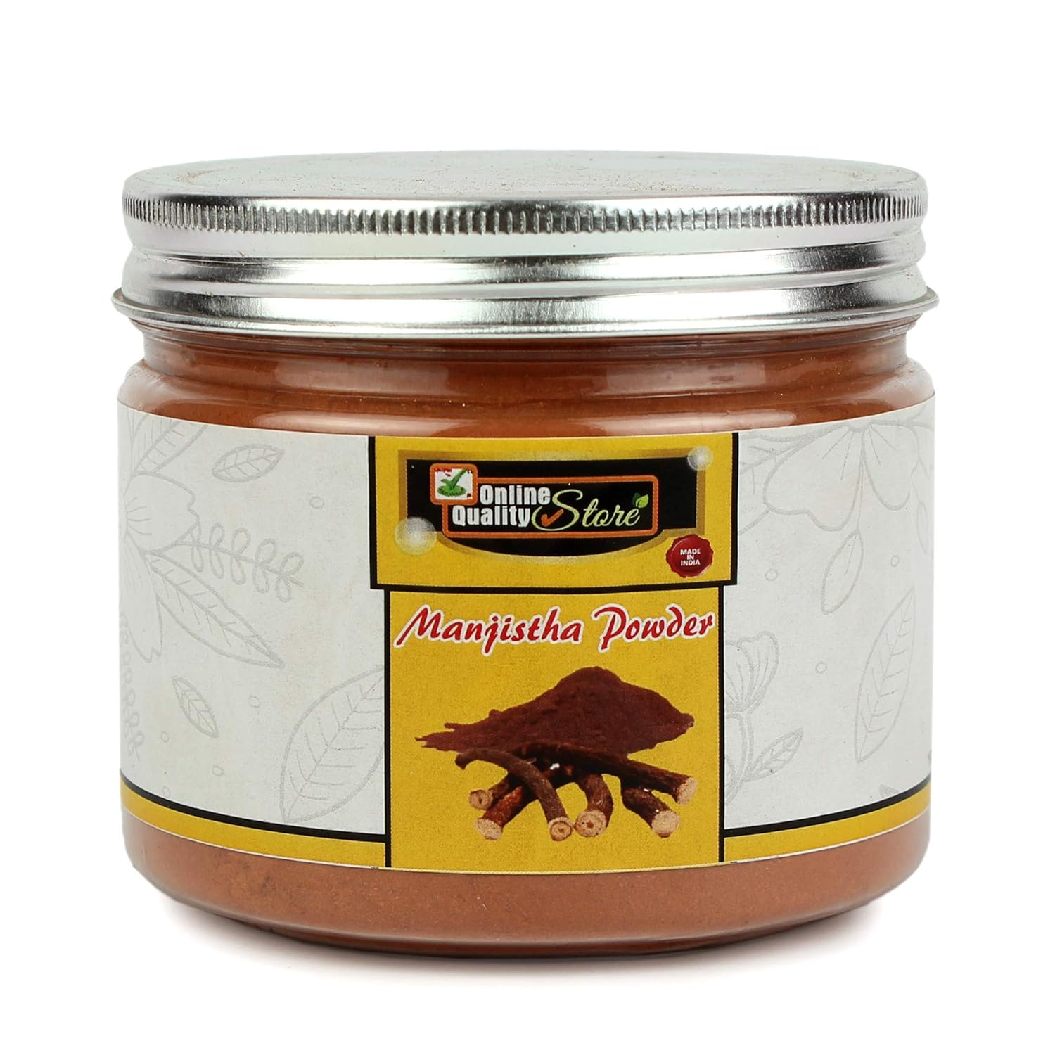 Online Quality Store Organic Manjistha Powder, 100g |Rubia Cordifolia |100% Pure & Natural Manjistha Powder Manjistha Powder for face, Hair Care & Skin Care