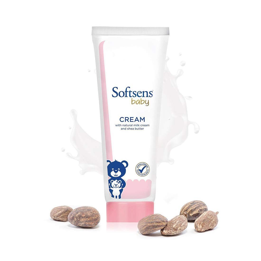Softsens Baby Rich Moisturising Cream with Natural Milk Cream & Shea Butter, 100G (Single Pack)