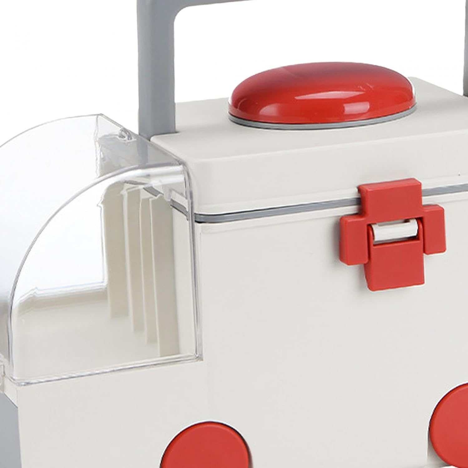 LOOM TREE® First Aid Storage Box Container Bin Portable Handle for Car Vehicle Home Gray | Amazon Pharmacy | Over-the-Counter Medication | First Aid