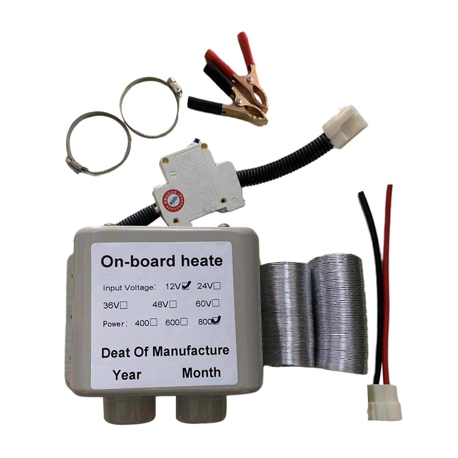 ATORSE® 12V Portable Car Heating Cooling Heater 2 Hole Defroster Demister 400 W