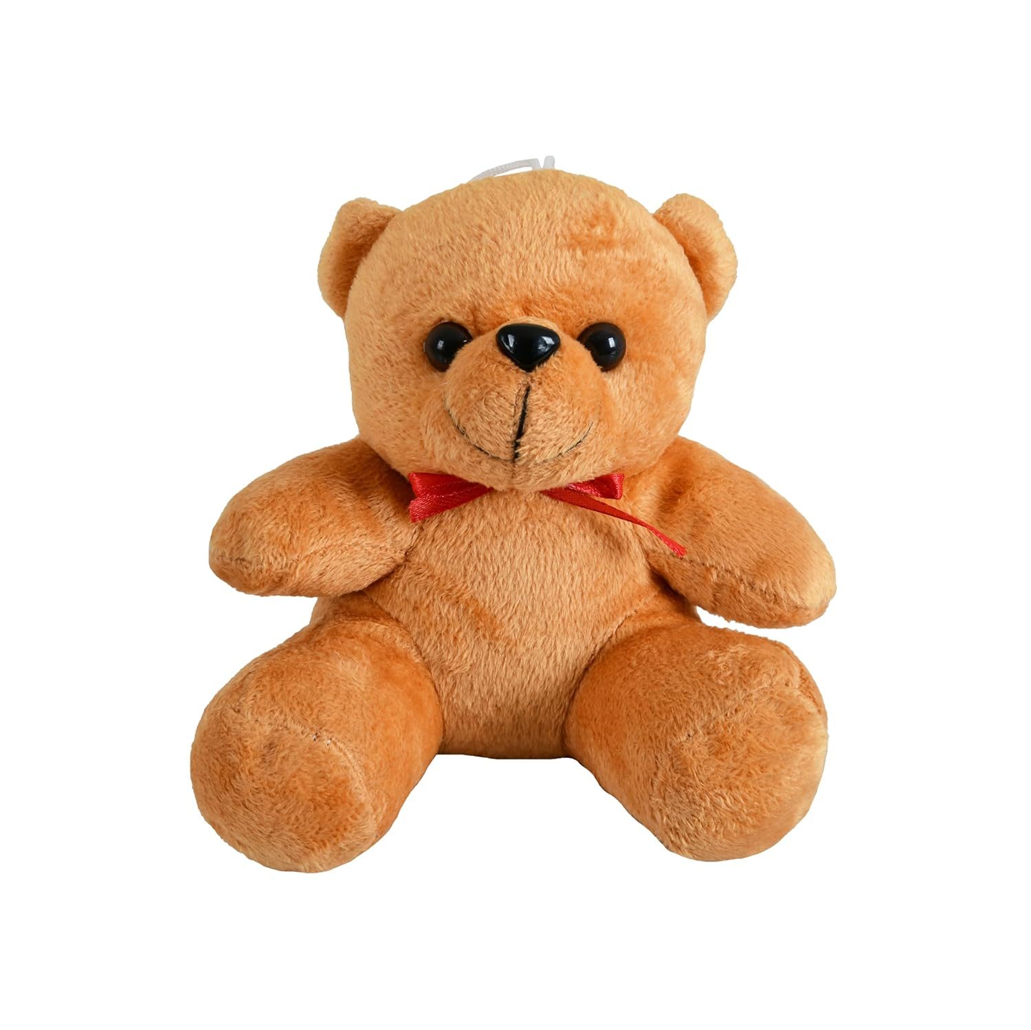 AWEJOY Soft Small Teddy Bear Plush Toy for Kids | Soft Toy for Boys and Girls | Super-Soft and Safe| Ideal for Gifting (Brown)-15cm
