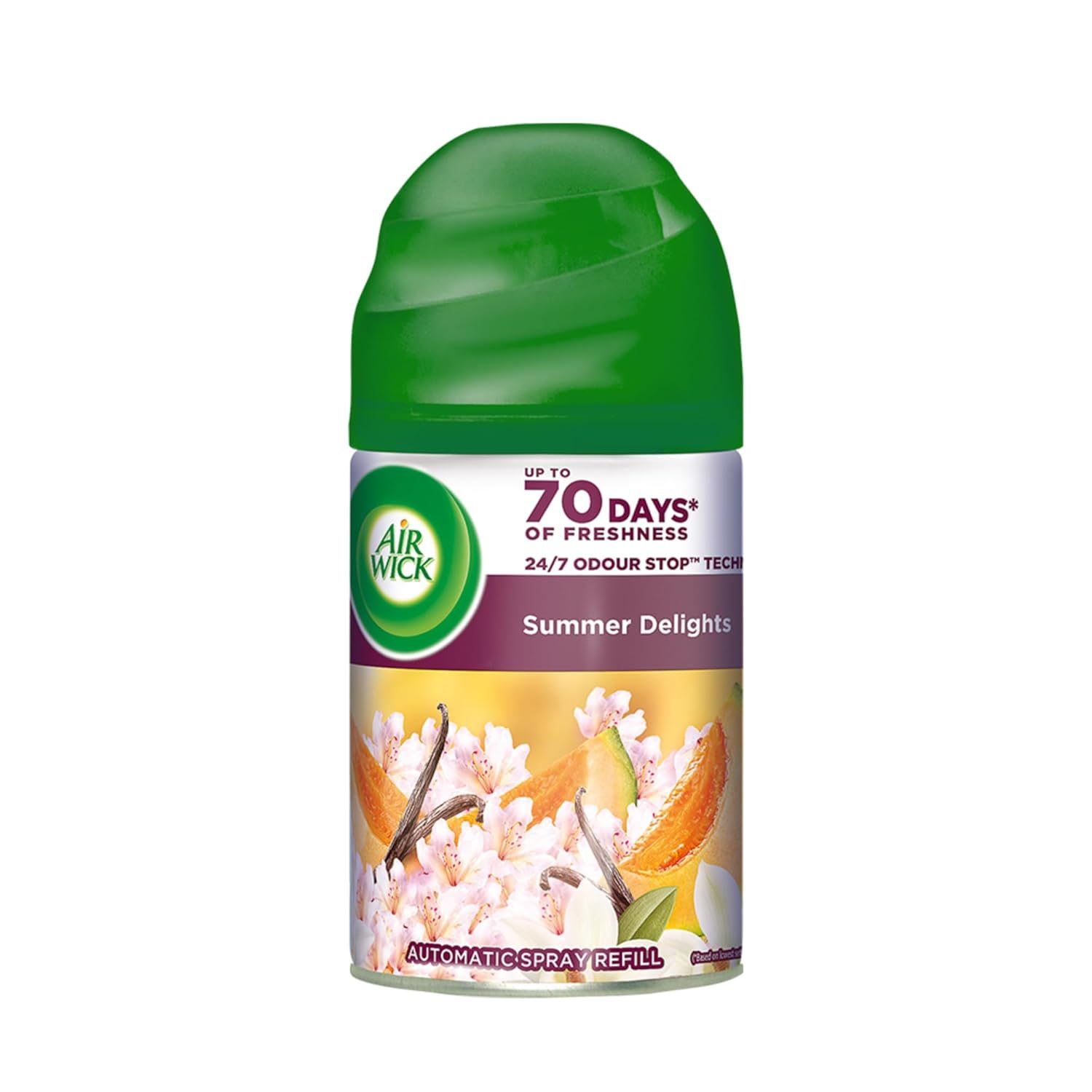 Airwick Freshmatic Automatic air freshener Refill, Summer Delight – 250ml (2600 sprays)