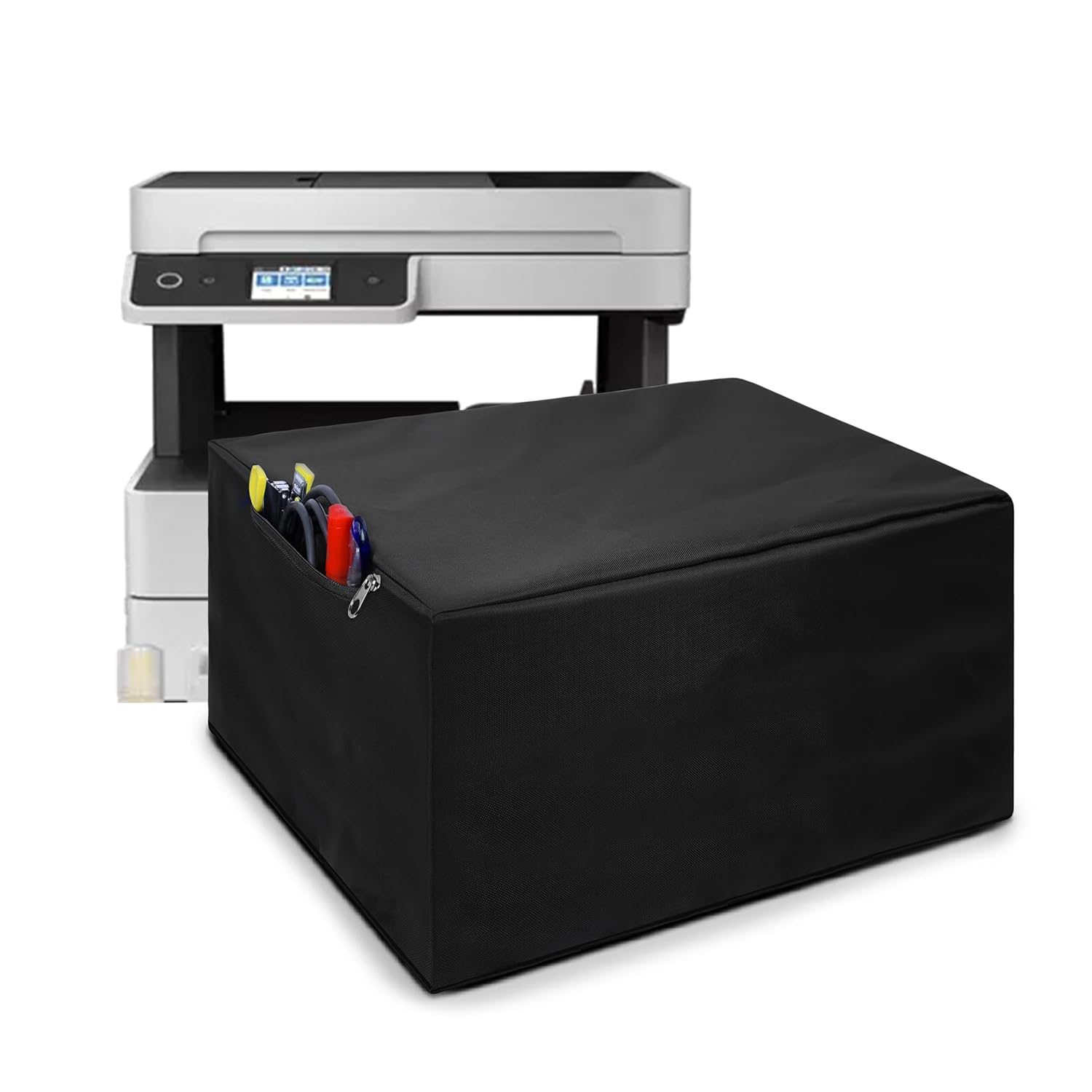 Alifiya Dust Proof Washable Printer Cover for Epson L6460 / M3170 All-in-One Duplex InkTank Printer – Black