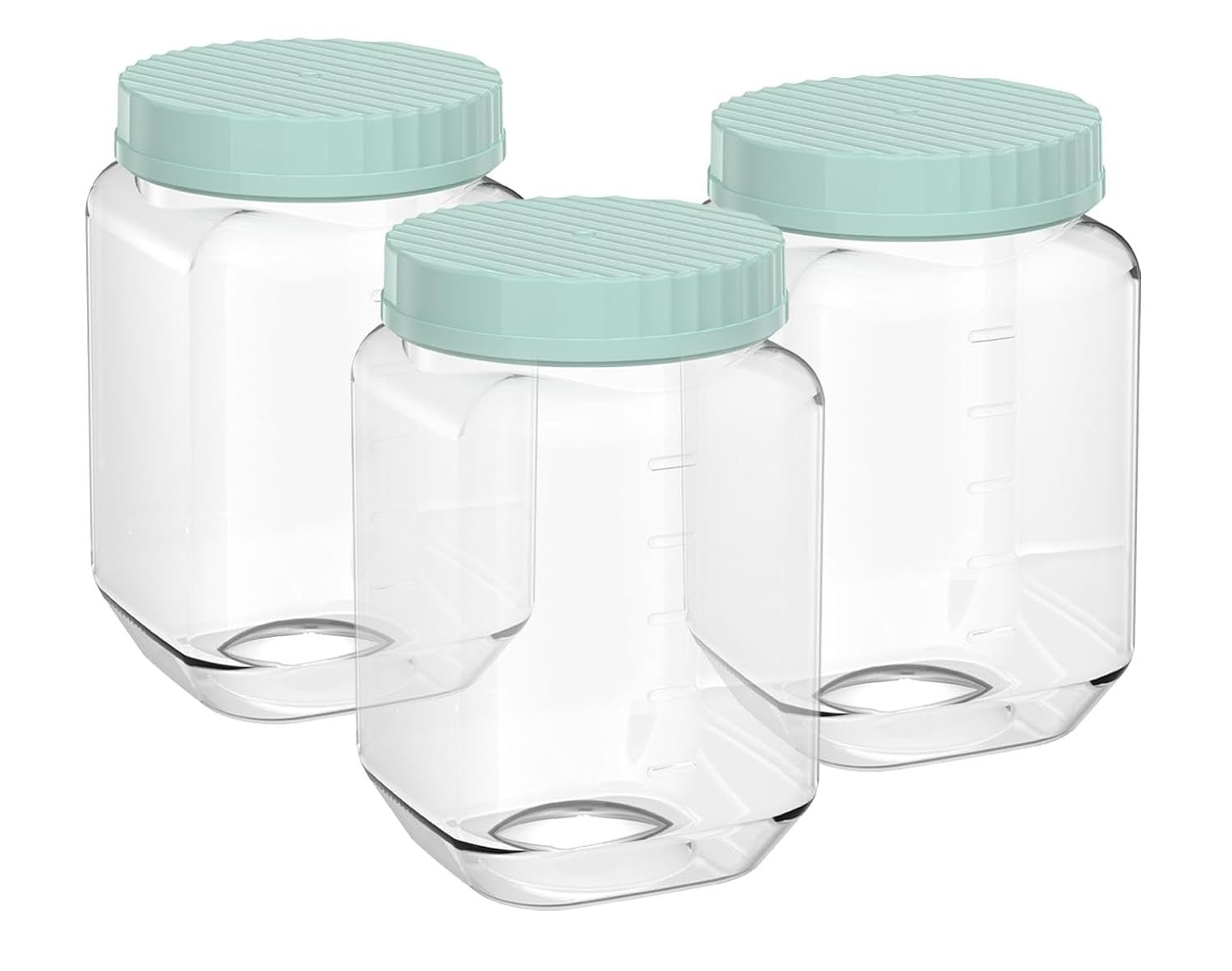 All Time Pearl Air Tight Leakproof Containers For Kitchen Storage Set, Container For Kitchen Storage Set, Kitchen Organizer And Kitchen Accessories Items & Storage (460 ML Each, Set Of 3) Transparent