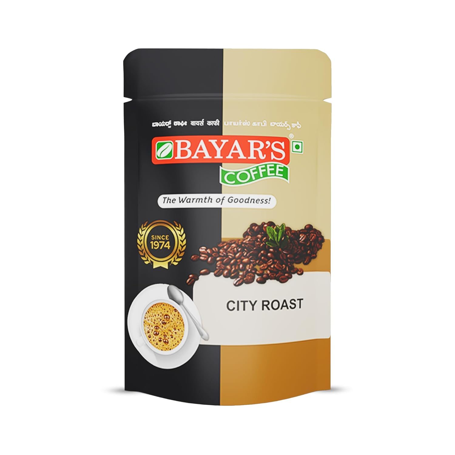 Bayar’s Coffee City Roast Filter Coffee Powder 500g | Authentic South Indian Blend with 70% Coffee & 30% Chicory | Freshly Roasted & Ground for Rich Aroma & Taste