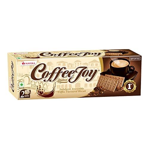 COFFEE JOY – Super Tasty Coffee Thins Biscuit – 78gm |39gm x Pack of 2| |Pack of 4|