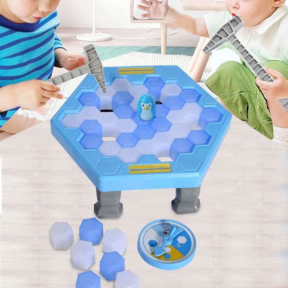 Chocozone Mini Table Games Balance Ice Cubes Save Penguin Icebreaker Beating Toys for 5 6 7 Years Old Boys & Girls