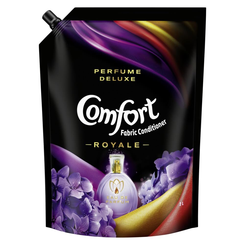 Comfort Perfume Deluxe Royale 2ltr pouch, long lasting French Perfume fragrances for your fabric!, Liquid, Citrus, Vanilla, Rose, Floral